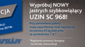 Nowy Jastrych Szybkowiążący UZIN SC 968 za złotówkę BIZNES, Nieruchomości - Wchodzący na rynek Szybkosprawny jastrych gotowy UZIN SC 968, wyspecjalizowana mieszanka spoiw hydraulicznych i kruszyw o normalnym czasie wiązania i przyspieszonym czasie schnięcia, będzie w okresie od 16 do 30 czerwca dostępny za złotówkę.