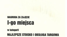 Inpro z najlepszym stoiskiem i obsługą targową na Targach Amber Expo BIZNES, Nieruchomości - Firma Inpro zajęła I miejsce w kategorii „Najlepsze stoisko i obsługa targowa” podczas Targów Mieszkań i Domów Amber Expo, które odbyły się w Gdańsku w dniach 21-22 lutego br. To już trzecia nagroda dla Inpro w ramach targów organizowanych przez nowyadres.pl.