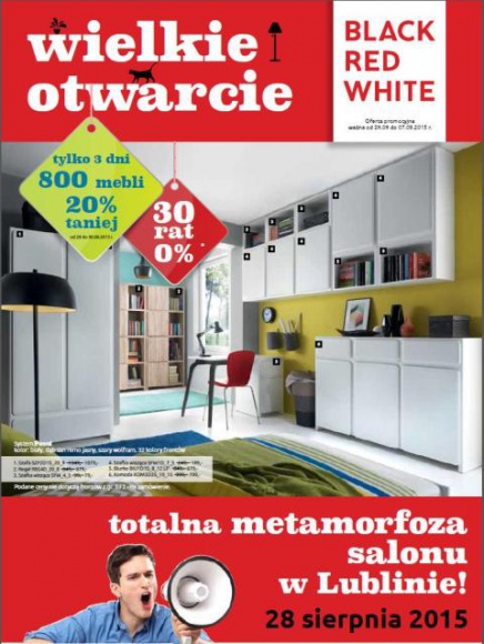 Metamorfoza salonu Black Red White w Lublinie