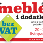 Meble i dodatki bez VAT w Black Red White