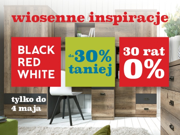 Wiosenne inspiracje w niższych cenach od Black Red White