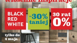 Wiosenne inspiracje w niższych cenach od Black Red White LIFESTYLE, Dom - Black Red White inspiruje do wiosennych zmian w aranżacji wnętrz. W salonach polskiej marki ruszyła kolejna promocja, w której można zaoszczędzić do 30% na zakupie mebli pokojowych. Co więcej, kuchnie z lakierowanymi frontami są tańsze aż o 20%.