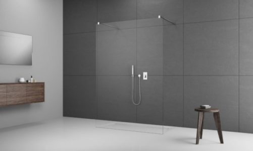 Elegancka forma – kabiny typu walk-in MODO NEW