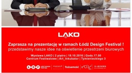 Oświetlenie w biurze nie musi być nudne! LIFESTYLE, Dom - Już jutro – 18 października o godz. 17.00 w ramach Łódź Design Festival 2016 odbędzie się wykład „Oświetlenie nie musi być nudne”.