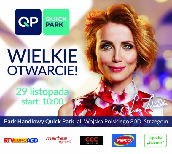 Katarzyna Zielińska ambasadorką sieci Quick Park