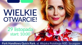 Katarzyna Zielińska ambasadorką sieci Quick Park BIZNES, Nieruchomości - Katarzyna Zielińska, popularna aktorka filmowa, telewizyjna i teatralna została twarzą sieci regionalnych hybrydowych centrów handlowych Quick Park, które powstają w kilkunastu miastach do 100 tys. mieszkańców, na terenie całej Polski.