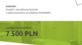 Zaprojektuj łazienkę z Radaway LIFESTYLE, Dom - Do końca stycznia 2017 można zgłaszać swoje prace w konkursie producenta kabin prysznicowych Radaway. Za najlepsze projekty i wizualizację łazienki z wykorzystaniem produktów firmy, przewidziane są nagrody pieniężne.