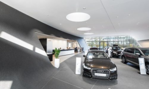 Audi Centrum Gdynia. Nowy Salon. Nowoczesny design.