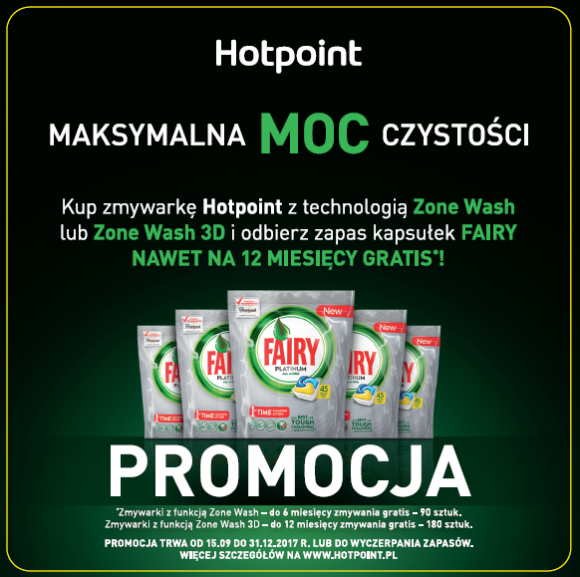 Hotpoint i Fairy – podwójna skuteczność