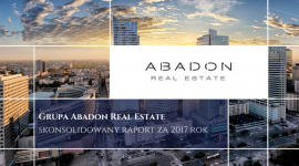 Grupa Abadon Real Estate z ponad 16 mln zł zysku netto za 2017 rok BIZNES, Nieruchomości - Grupa Abadon Real Estate wypracowała w 2017 roku ponad 425,2 mln zł przychodów ze sprzedaży, zysk EBITDA na poziomie 19,9 mln zł oraz zysk netto w wysokości 16,2 mln zł.