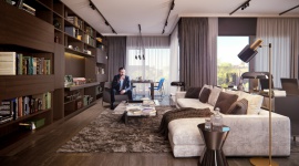 Penthouse przy Odrze za prawie 2 mln zł [WIZUALIZACJE] LIFESTYLE, Dom - Ma 153 mkw. powierzchni, a z jego panoramicznych okien rozciąga się spektakularny widok na miasto i na Odrę. Zobacz aranżację najdroższego penthouse’a w butikowym wrocławskim apartamentowcu Zyndrama.