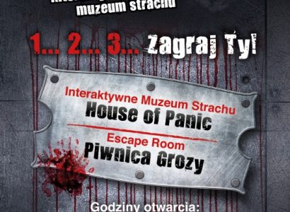 Interaktywne Muzeum Strachu (House of Panic) i Escape Room w Avenidzie Poznań