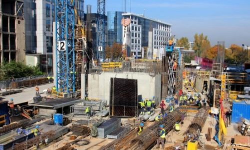 Skyliner rośnie już ponad ziemią