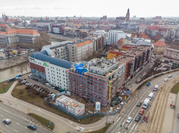 Wszystkie piętra już są. Czas na taras na dachu Jagiełły 6