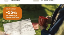 Promocja w IKEA – kredyt na fotowoltaikę bez prowizji LIFESTYLE, Dom - W IKEA właśnie trwa promocja, dzięki której możesz sporo zaoszczędzić. Jeśli do 30 czerwca 2019 roku podpiszesz umowę kredytową na panele fotowoltaiczne, nie zapłacisz prowizji.