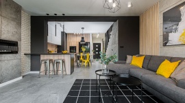 Apartament w stylu soft loft LIFESTYLE, Dom - W latach sześćdziesiątych opuszczone fabryki stanowiły centrum życia bohemy artystycznej. Z racji, że ich mieszkańcy nie mieli zazwyczaj środków na urządzenie tak ogromnych przestrzeni, często pozostawiali postindustrialne budynki w nienaruszonym stanie.