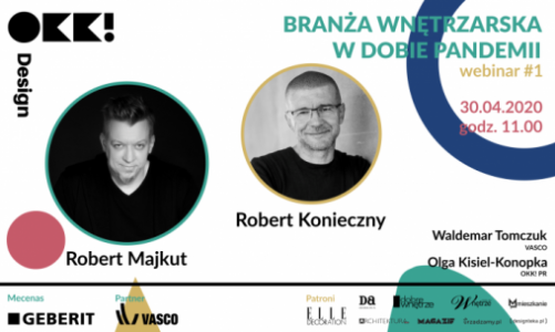 Robert Konieczny i Robert Majkut gośćmi webinaru OKK! design