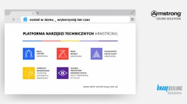 Baza wiedzy on-line od Armstrong BIZNES, Nieruchomości - Armstrong, lider produkcji akustycznych sufitów podwieszanych, uruchomił bazę wiedzy z zakresu akustyki wnętrz. Platforma www.tech-armstrong.com.pl wesprze architektów i ekipy budowlane w czasie pracy z domu.