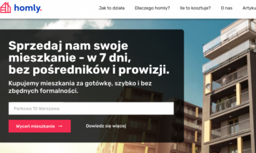 Homly ułatwi szybką sprzedaż mieszkania i inwestycje na rynku nieruchomości