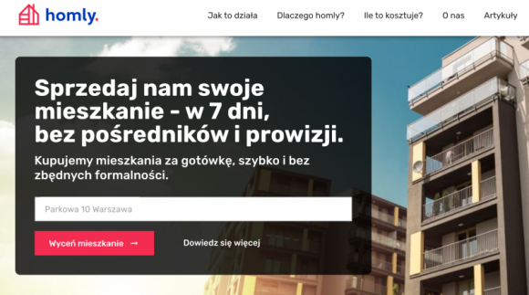 Homly ułatwi szybką sprzedaż mieszkania i inwestycje na rynku nieruchomości